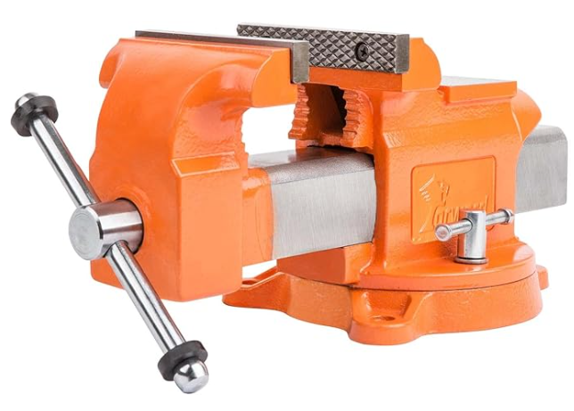 6" orange vise